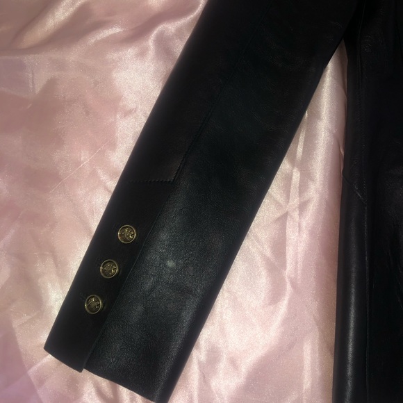 OFF WHITE LEATHER LAZER BLAZER RARE - Picture 7 of 8